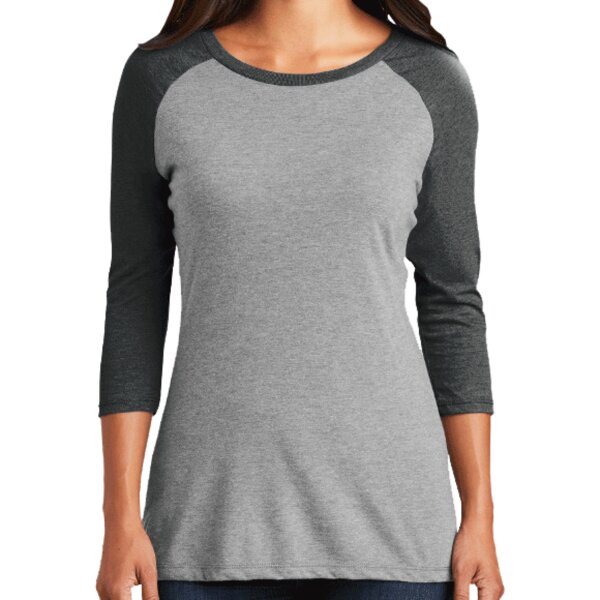 ACSD Women's Perfect Tri 3/4 Sleeve Raglan Thumbnail